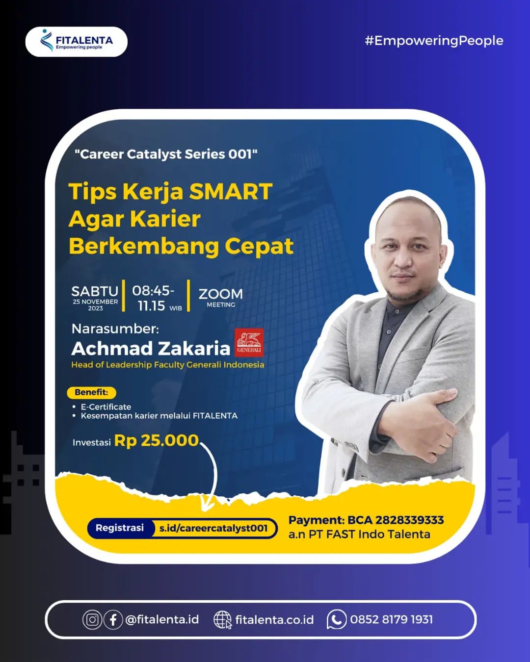 Career Catalyst Series 001: Tips Kerja SMART Agar Karier Berkembang Cepat